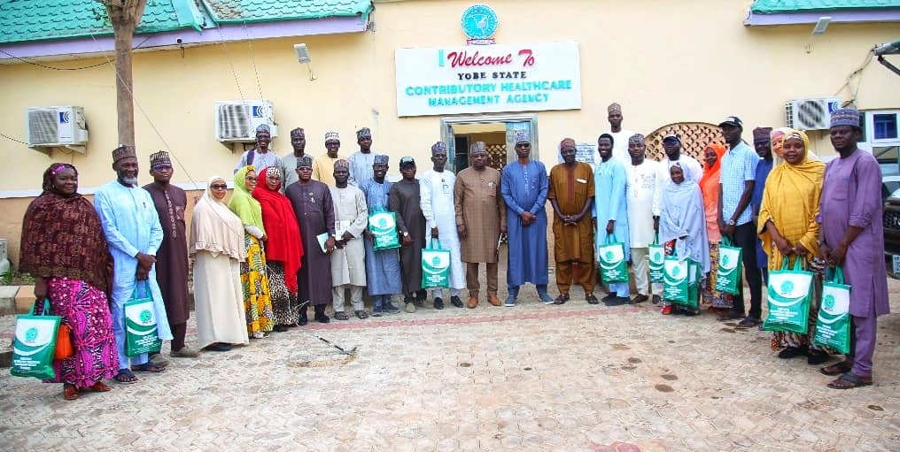 Day 2 of BOSCHMA Study Tour Visit to Yobe State Contributory Healthcare Management Agency (YSCHMA).