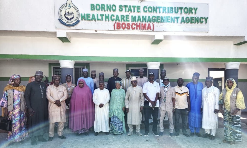 BORNO STATE CONTRIBUTORY HEALTHCARE MANAGEMENT AGENCY (BOSCHMA) BOARD AND MANAGEMENT CONDUCT EVALUATION VISIT TO DESIGNATED HEALTHCARE FACILITIES.