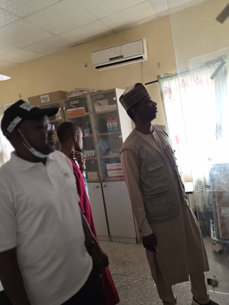BORNO STATE CONTRIBUTORY HEALTHCARE MANAGEMENT AGENCY (BOSCHMA) CONDUCTS INSPECTION TOUR OF HEALTH FACILITIES IN SOUTHERN  BORNO  ON READINESS FOR  FORMAL SECTOR SCHEME AND  BHCPF IMPLEMENTATION.