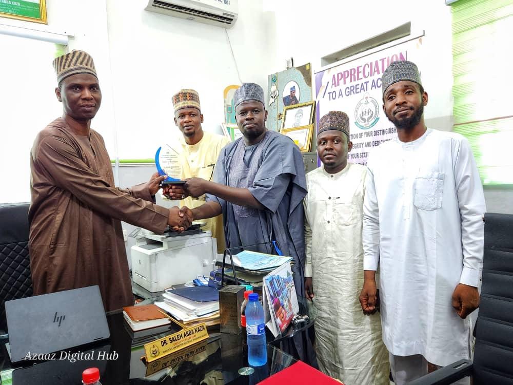 ELKANEMI COLLEGE OF ISLAMIC THEOLOGY ALUMNI ASSOCIATION PAYS APPRECIATION VISIT TO BORNO STATE CONTRIBUTORY HEALTHCARE MANAGEMENT AGENCY (BOSCHMA) EXECUTIVE SECRETARY.